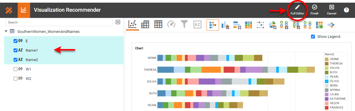 free network chart creator step 1