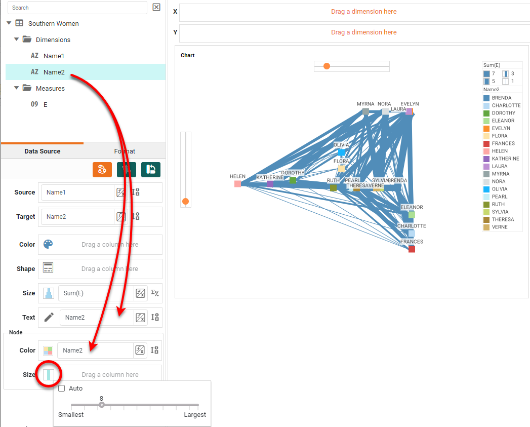 making a network chart step 5