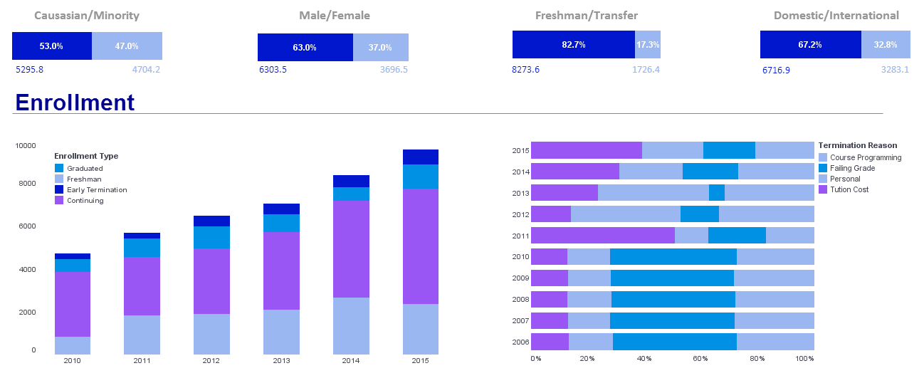 Live Database Dashboard Example