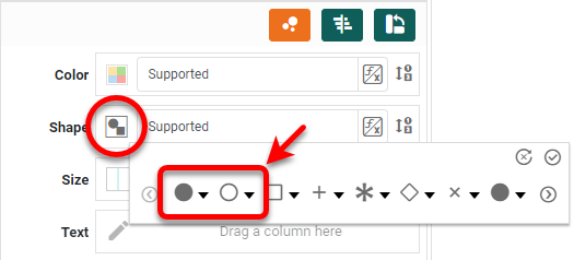 creating a Binary Dot Plot step 3