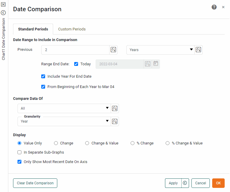 date comparison options example